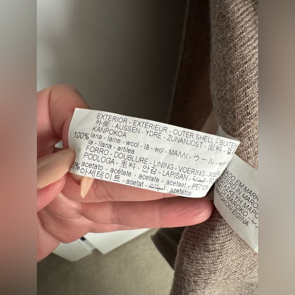 Zara 100% Wool Coat - Picture 4 of 5